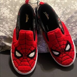 Marvel Spider-Man, Slip On, Big Boys Size 4 Shoes, new with tags